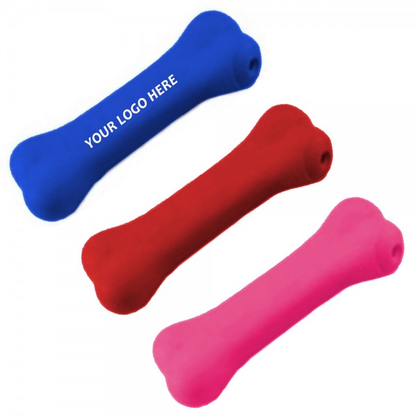 Vinyl Squeak Bone Toy 