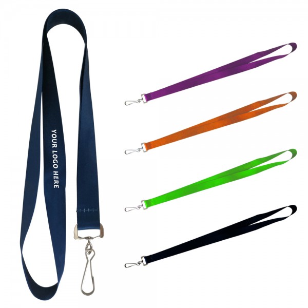 Heat Transferred Lanyards With J-Hook 